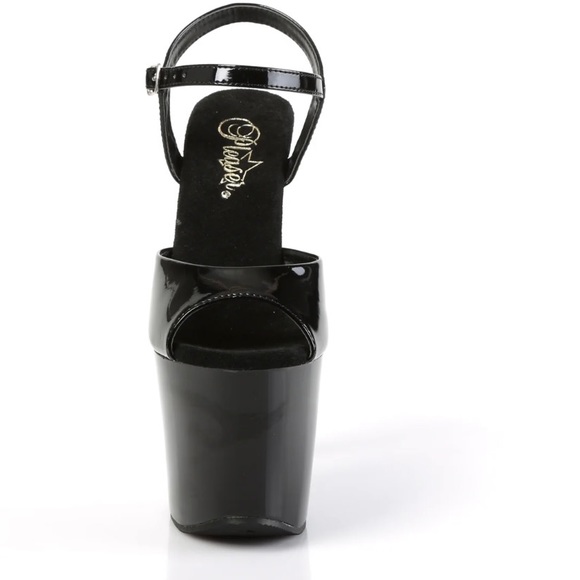 Black Pleaser Platform 7 inch heels - Picture 3 of 4